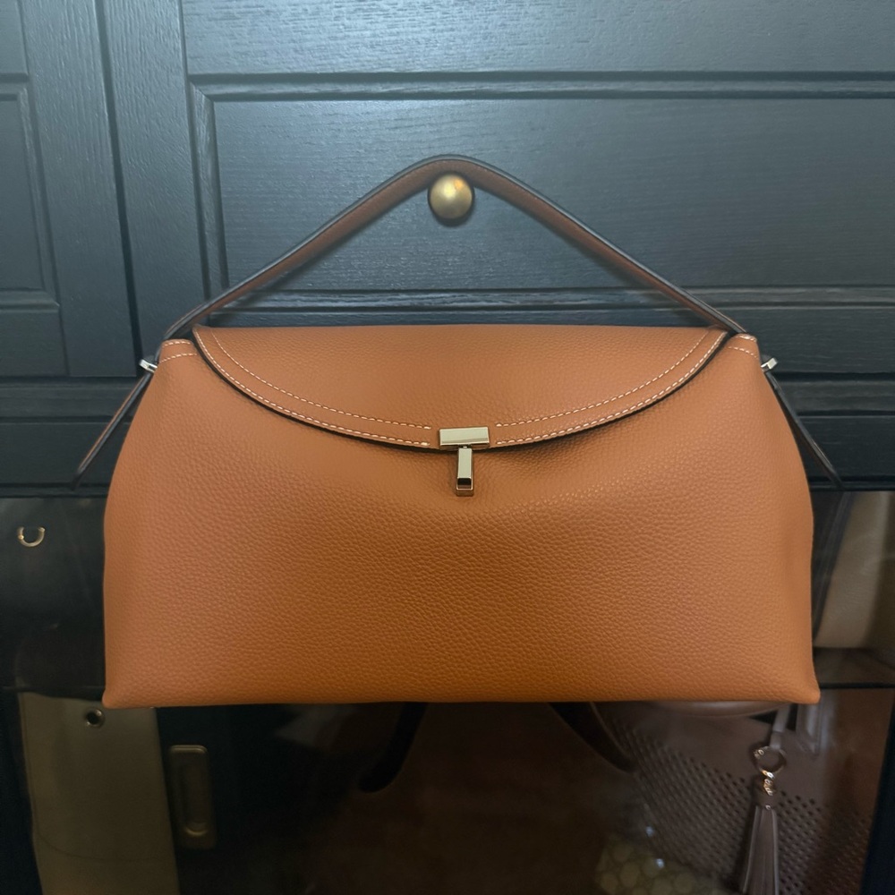T-Lock Bag from Amazon Tan Leather Handbag